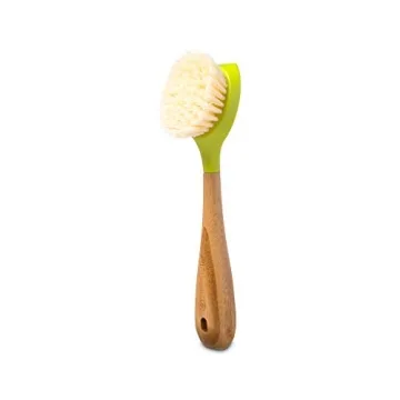 Full Circle Be Good Bamboo Handle Dish Brush - Eco-Friendly Dish Scrubber for Tough Cleaning Needs