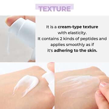 numbuzin No.9 Secret Firming Serum | Advanced Elasticity-Boosting Treatment Serum for Wrinkle Care, Aging Skin with 2 Peptides, Niacinamide, Hyaluronic Acid | Korean Skin Care, Loose Skin | 1.69 Fl Oz