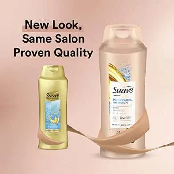 Suave Moroccan Infusion Shine Shampoo 28 Oz Pack of 4