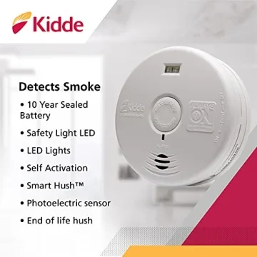 Kidde Smoke Detector with Safety Light for Homes