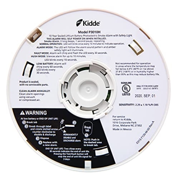 Kidde Smoke Detector with Safety Light for Homes