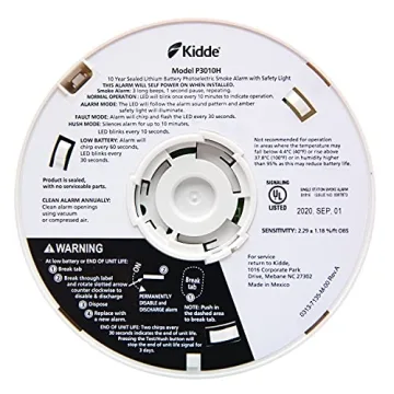 Kidde Smoke Detector with Safety Light for Homes