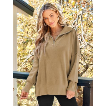 LILLUSORY Women's Oversized Sweater for Fall Fashion 2024