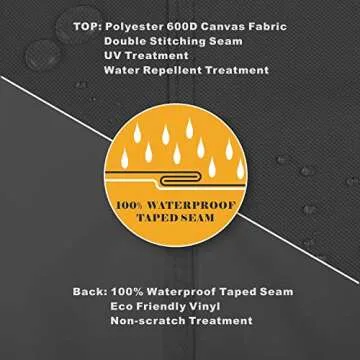 ULTCOVER Waterproof Lounge Chair Cover - Heavy Duty Protection