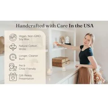 Dancing Wick Candle – Comforting Scent for Sympathy Gifts