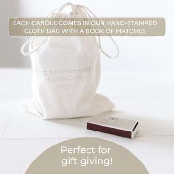 Dancing Wick Candle – Comforting Scent for Sympathy Gifts