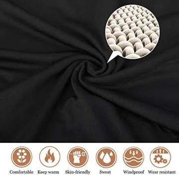 HEROBIKER Women's Ultra Soft Thermal Underwear Set