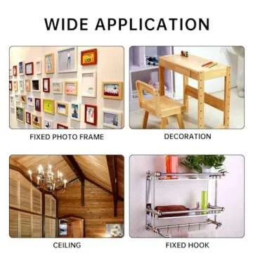 HongWay 370pcs Plastic Drywall Wall Anchors Kit with Screws, Includes 5 Different Assorted Size Anchors and Screws