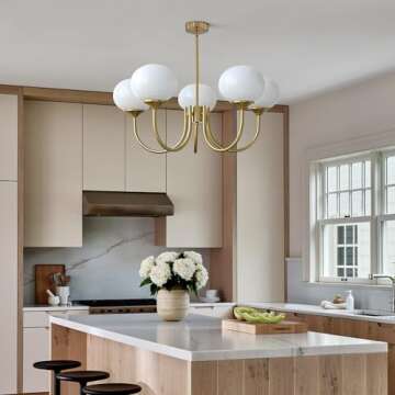 Stunning Flyrose 5-Light Gold Globe Chandelier for Your Home
