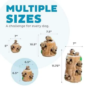 Outward Hound Hide A Squirrel Plush Dog Toy Puzzle, Medium