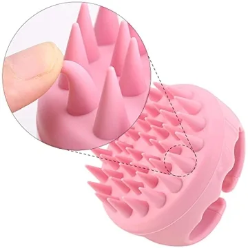 BTYMS Silicone Hair Scalp Brush - Soft Shampoo Massager