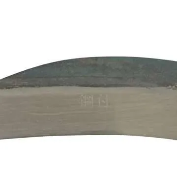 Tomerry Japanese Gardening Weeding Sickle Nejiri Kama Sharp Steel Blade and Wood Handle