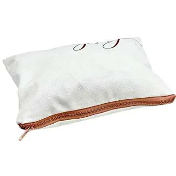 Elegant 6 Bridesmaid Makeup Bags & 1 Bride Bag Gift Set