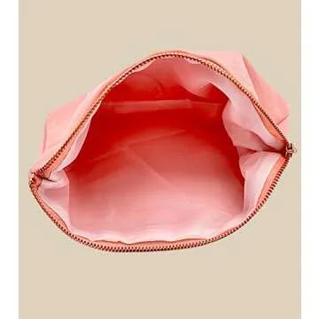 Elegant 6 Bridesmaid Makeup Bags & 1 Bride Bag Gift Set