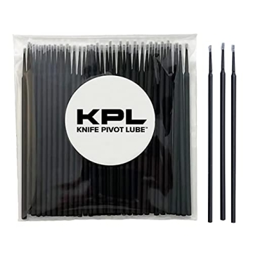 KPL MicroFiber Knife Care Detail Swabs - 50 Pack of Ultra Precision Cleaning Tools for Knives