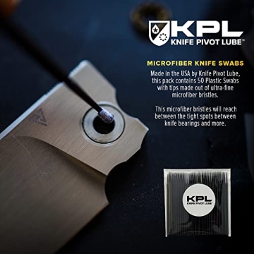 KPL MicroFiber Knife Care Swabs - Precision Cleaning Tools