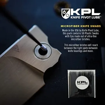 KPL MicroFiber Knife Care Swabs - Precision Cleaning Tools