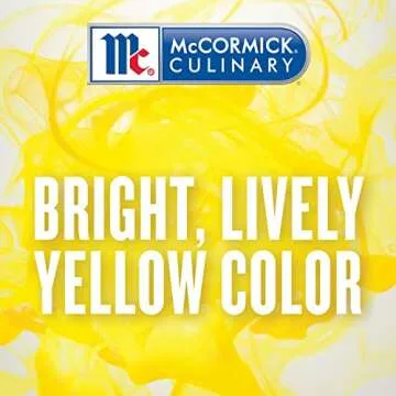Vibrant Yellow Food Coloring for Professional Chefs