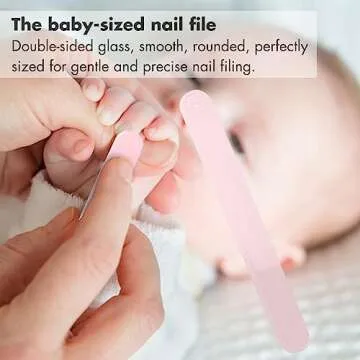 YIVEKO Baby Nail Kit 4-in-1 Set with Owl Case