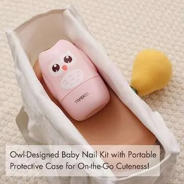 YIVEKO Baby Nail Kit 4-in-1 Set with Owl Case