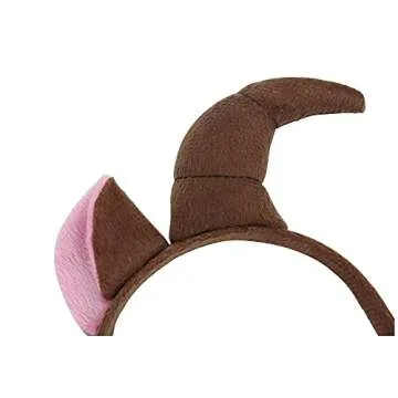 Cute Cow Horns Headband for Halloween & Parties - C-ZOFEK