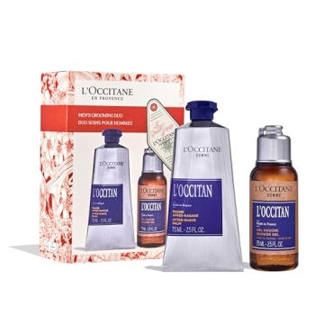 L'OCCITANE Men's Grooming Duo Holiday Gift Set: Elevate Your Grooming Routine