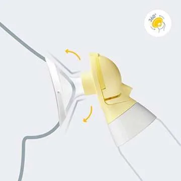 Medela, Swing, Single Electric Breast Pump, Compact and Lightweight Motor, 2-Phase Expression Technology, Convenient AC Adaptor or Battery Power, Single Pumping Kit, Easy to Use Vacuum Control