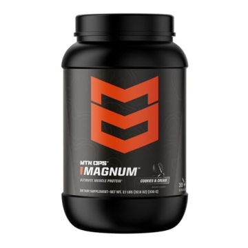 MTN OPS Cookies and Cream Protein Powder, 23g Protein