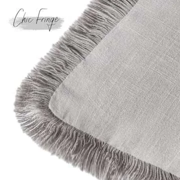 Cozy Decorative Fringe Pillow Covers for Home Decor