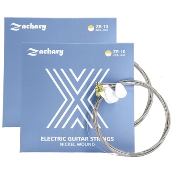 Regular Light Electric Guitar Strings Electric Guitar Strings 6 String Kit Long-life with Smooth Fee...