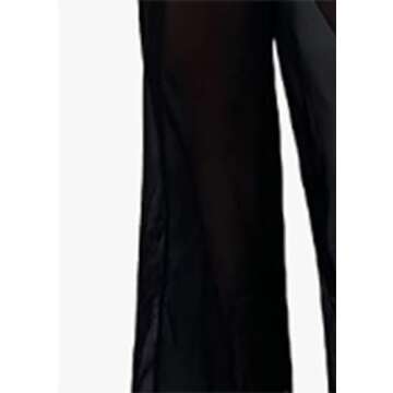 SheIn Women's Marble Sheer Mesh Bodycon Midi Dress Sleeveless Halter Tie Backless See Through Pencil Dress X-Small Multicolored