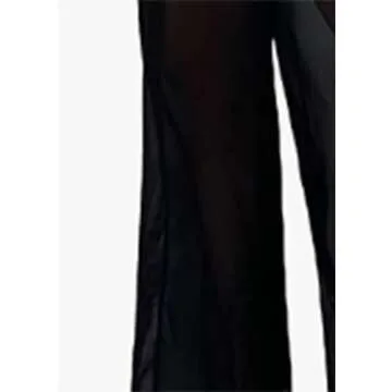 SheIn Women's Marble Sheer Mesh Bodycon Midi Dress Sleeveless Halter Tie Backless See Through Pencil Dress X-Small Multicolored