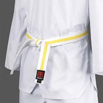 MOOTO Taekwondo Stripe Color Belt 4cm Width for Martial Arts