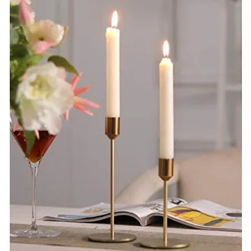 Gold Candlestick Holders for Weddings and Home Decor