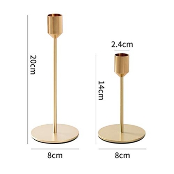 Gold Candlestick Holders for Weddings and Home Decor