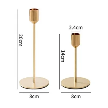 Gold Candlestick Holders for Weddings and Home Decor