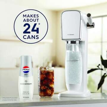 SodaStream - Diet Pepsi Beverage Mix Diet Flavor for SodaStream Turns 9.5 Gallons of Sparkling Water...