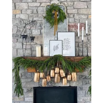 Giant Harmony Cow Bells- Vintage Handmade Christmas Decor