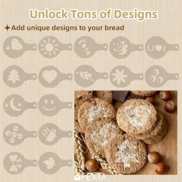 FEXIA Sourdough Bread Starter Jar- 34 Oz Wide Mouth Container Jar- Home Baking Supplies with Date Marked Feeding Band, Thermometer Bread Lame Glass Jar with 9 Kinds Tools for Kitchen