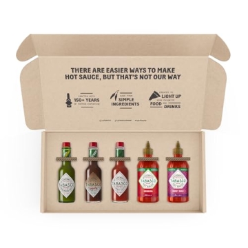 TABASCO Hot Sauce Variety Pack - Five Flavors Gift Set