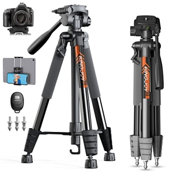 KINGJOY 75" Camera Tripod – Durable & Versatile for Every Photographer