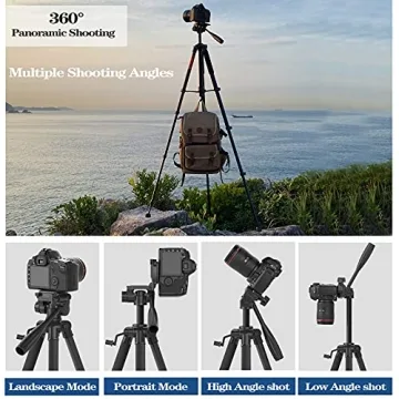 KINGJOY 75" Camera Tripod – Versatile & Durable for Photographers