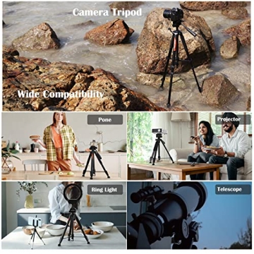 KINGJOY 75" Camera Tripod – Versatile & Durable for Photographers