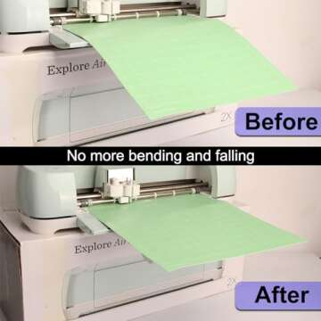 LOPASA Extension Tray for Cricut Explore 3/Explore Air 2, Cutting Mat Holder for Cricut Explore Series, Tray Extender for 12x12 Mat, Cricut Explore 3 Essential Accessories(Explore Series)