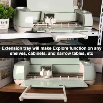 LOPASA Extension Tray for Cricut Explore 3/Explore Air 2, Cutting Mat Holder for Cricut Explore Series, Tray Extender for 12x12 Mat, Cricut Explore 3 Essential Accessories(Explore Series)