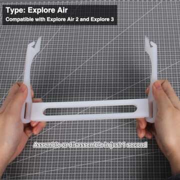 LOPASA Extension Tray for Cricut Explore 3/Explore Air 2, Cutting Mat Holder for Cricut Explore Series, Tray Extender for 12x12 Mat, Cricut Explore 3 Essential Accessories(Explore Series)