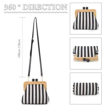 GOKTOW New Summer Purses for Women 2024,Beach Crossbody Bag for Summer Vacation,Canvas Woven Bag Clutch