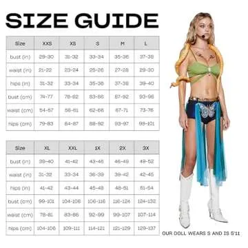 Dolls Kill Britney Slave for U Inspired Costume - Snake Charmer Outfit by Trickz N' Treatz - XX-Small