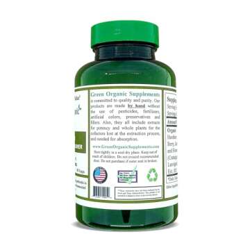 Green Organic Supplements Capsule White Willow Bark (Single)