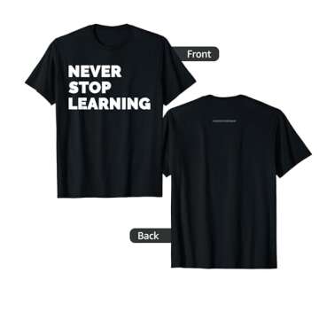 Never Stop Learning Premed Shirt - Stylish Gift for Future Doctors